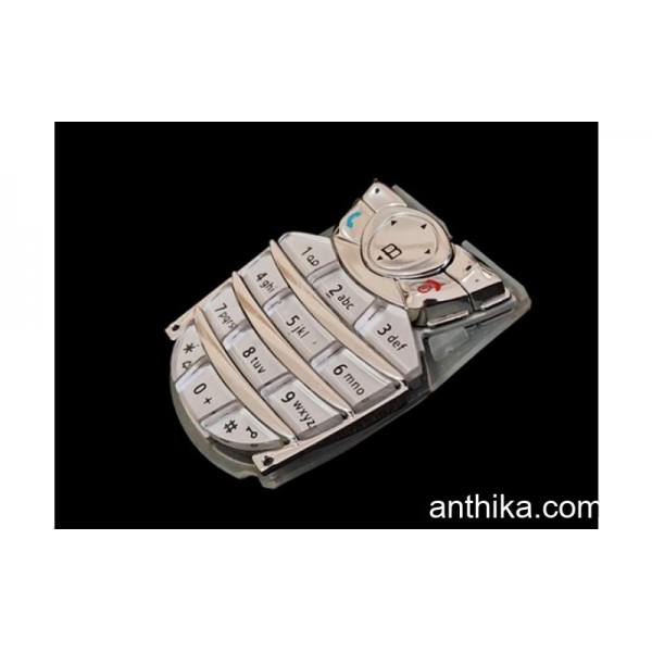 Siemens C62 Tuş Original Keypad Silver New