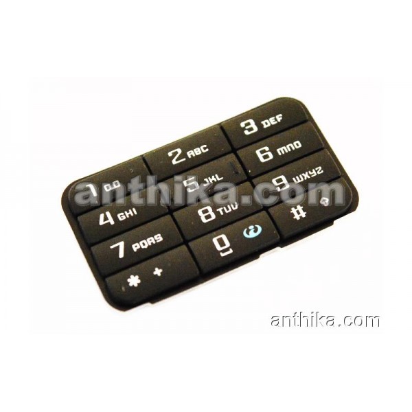 Nokia 3250 Tuş Original Numeric Keypad Black New