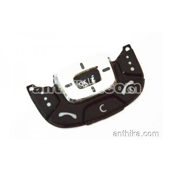 Samsung D500 Tuş Original Menu Keypad Black Used