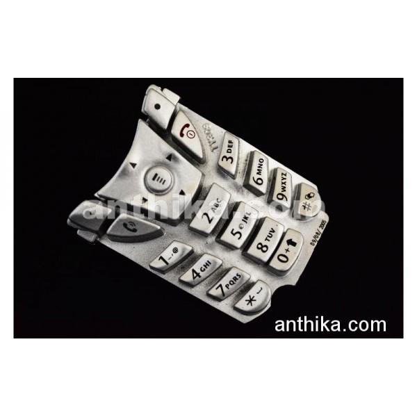 Motorola C113 Tuş Original Keypad Silver New