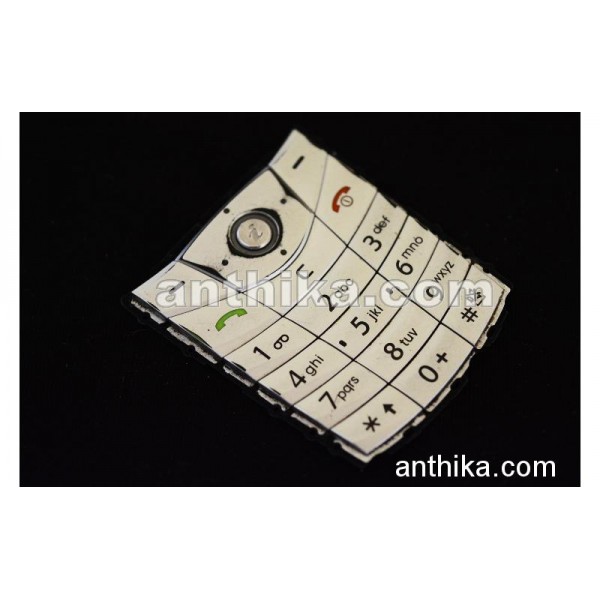Samsung E200 Tuş Original Keypad Silver Used