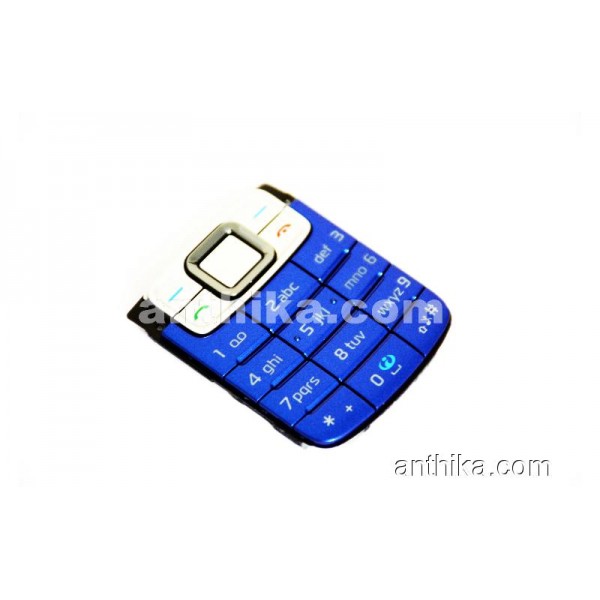 Nokia 3110 Classic Tuş Original Keypad Blue New