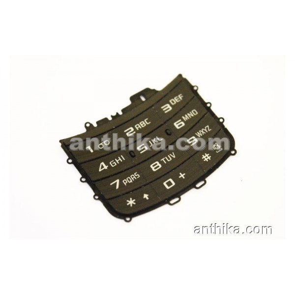 Samsung S5500 Tuş Original Numeric Keypad Dark Bl...