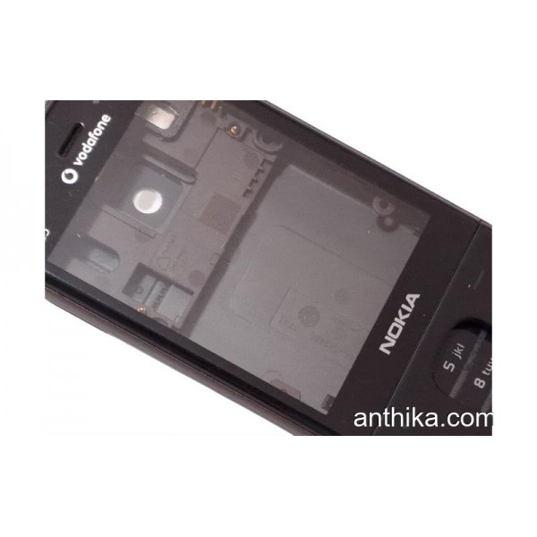 Nokia N85 Kapak Kasa Tuş Original Full Housing Black Used with Vodafone