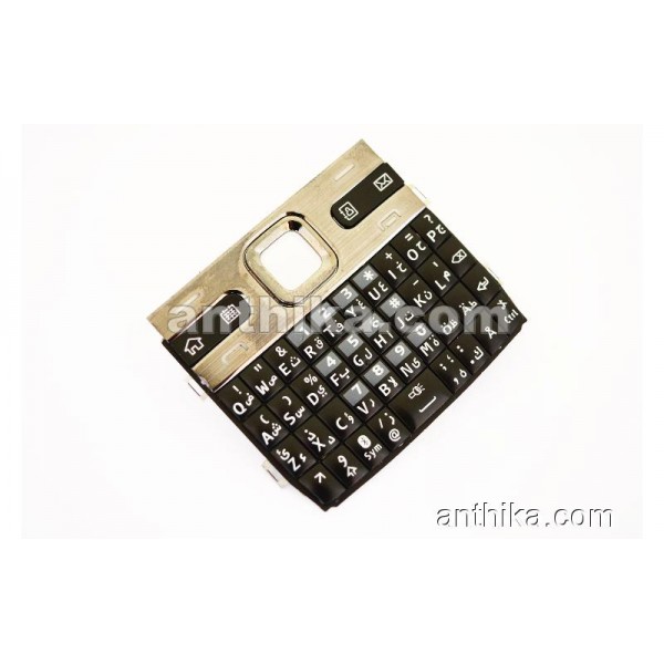 Nokia E72 Tuş Original Keypad Black Arabia New