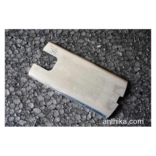 Samsung U800 Kapak Original Battery Cover Gray New