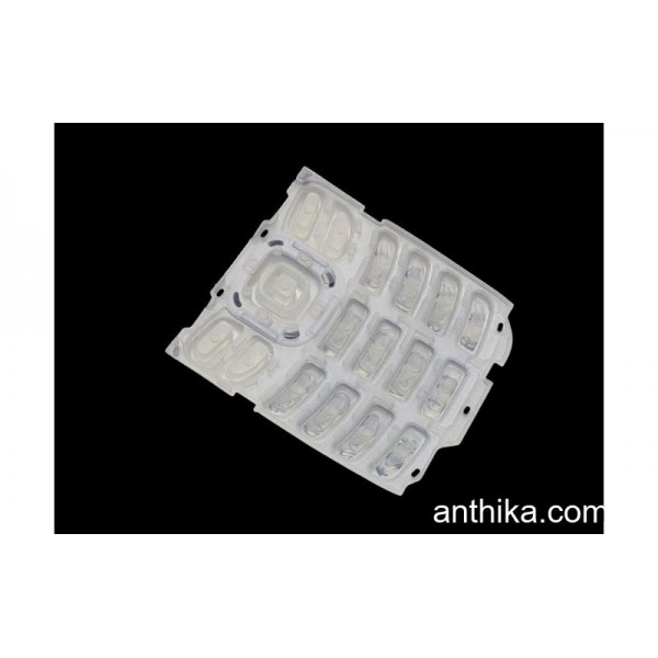 Samsung B312 B312e Tuş High Quality Keypad Silver New