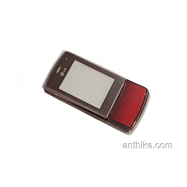 LG KF510 Kapak Kasa Tuş Original Full Housing Red...
