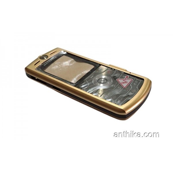Motorola L7 Kapak Kasa Tuş Gold Full Housing New