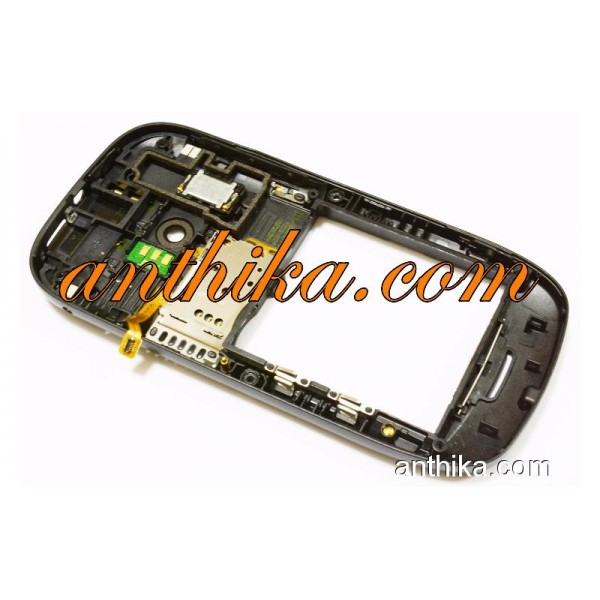 Nokia C7 Kasa Original Middle Cover Frame Black Used - 13