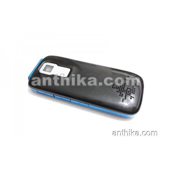 Nokia 5130 Kapak Kasa Tuş Original Middle Cover High Quality Cover Blue