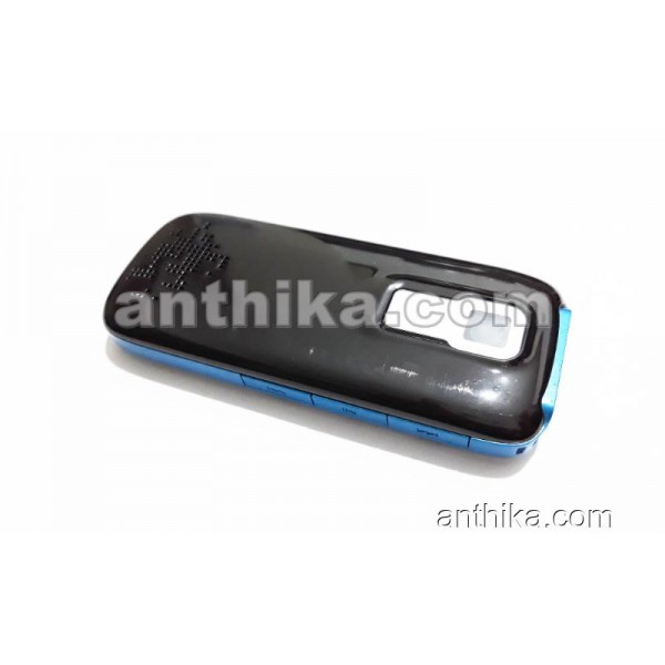 Nokia 5130 Kapak Kasa Tuş Original Middle Cover High Quality Cover Blue